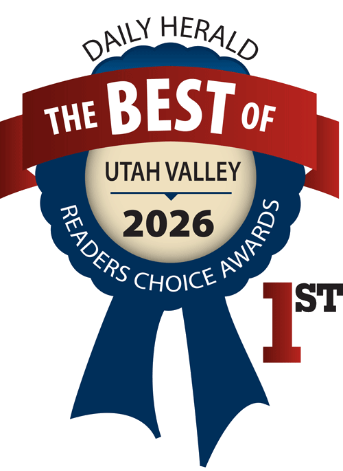 Daily Herald Best of Utah Valley 2026 Readers’ Choice Awards first-place ribbon